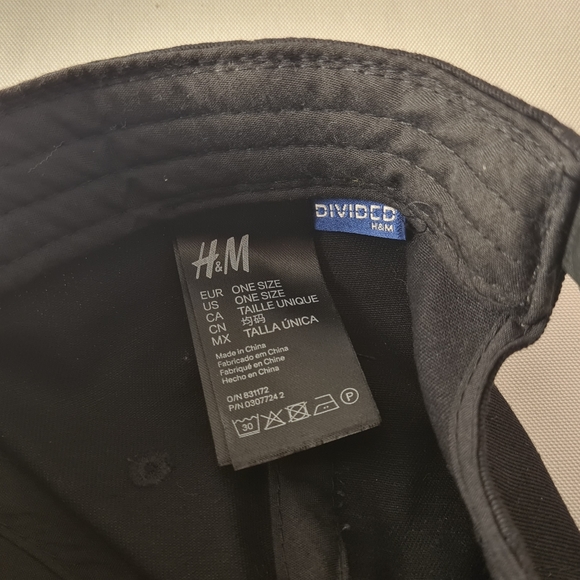 Divided by H&M Snapback Baseball Cap Sz OS - Picture 5 of 8